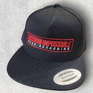 Mission: Impossible Dead Reckoning Black Snapback Hat NEW
